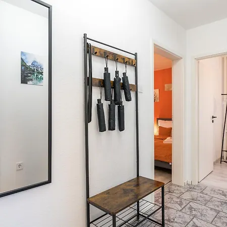Immo-vision - Design Apartments, Parkplatz, Kueche アパート Calberlah