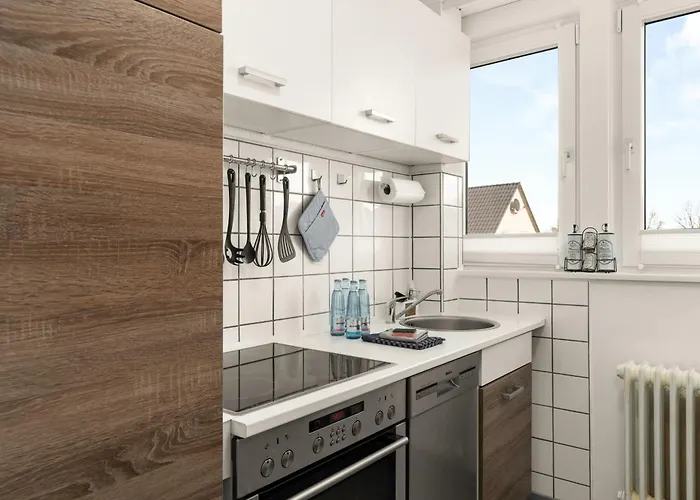 Immo-vision - Design Apartments, Parkplatz, Kueche Apartament Calberlah